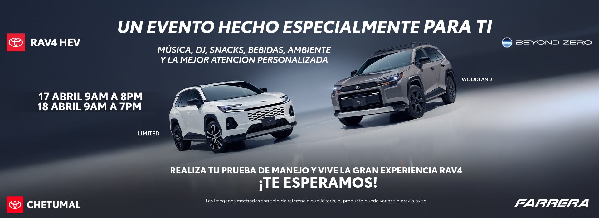 Un evento hecho especialmente para ti